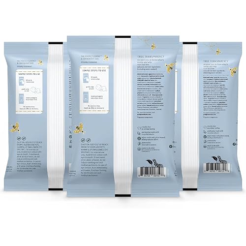 Miniatura 2 de Grab Green Toallitas calmantes Baby Witch Hazel, 96 toallitas, aroma de palisandro de ensueño, a base de plantas y minerales, biodegradables,