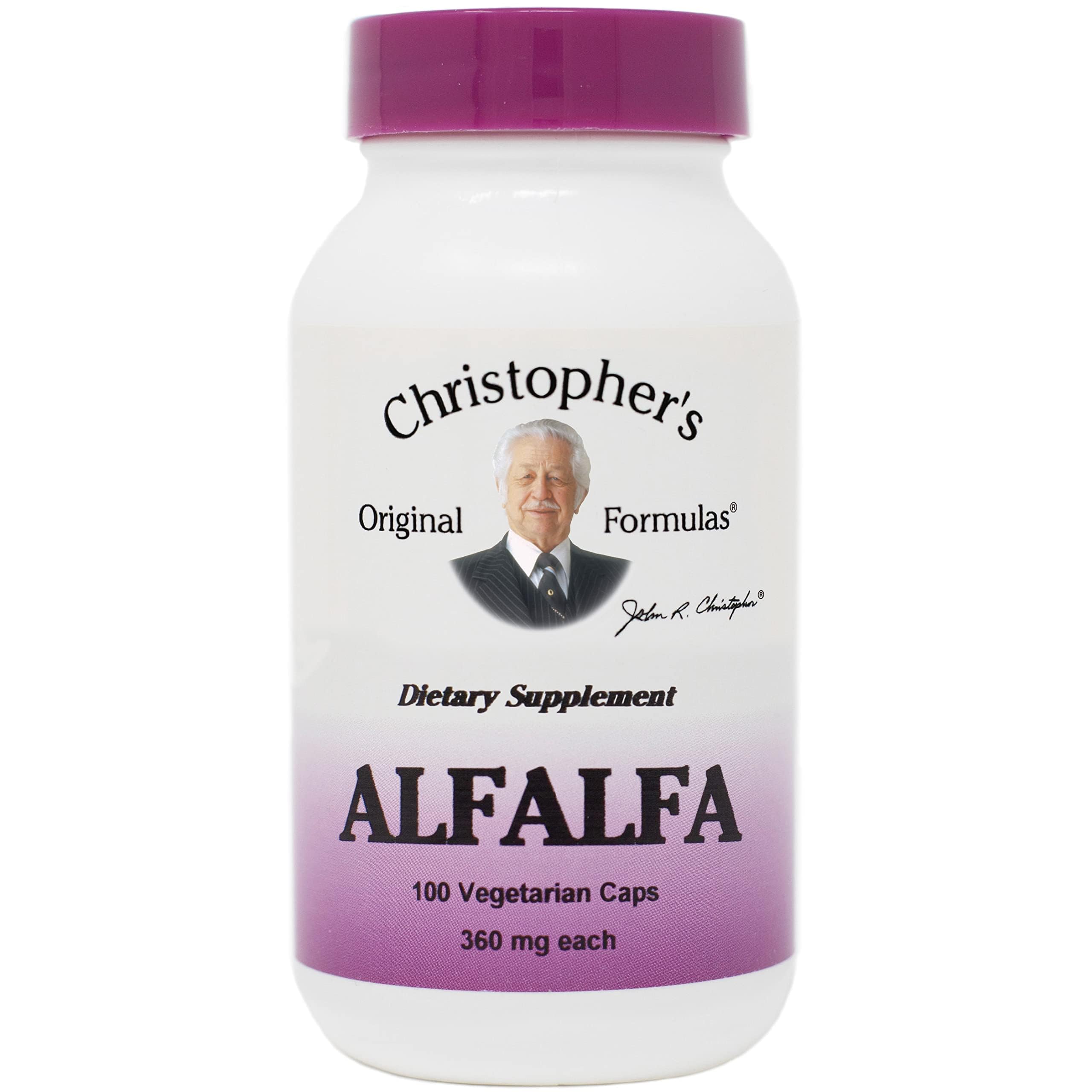 Alfalfa Leaves | 100 Vegetarian Capsules | Pure Herbal Single in Vegetable Capsules | Non-GMO & Plant-Based