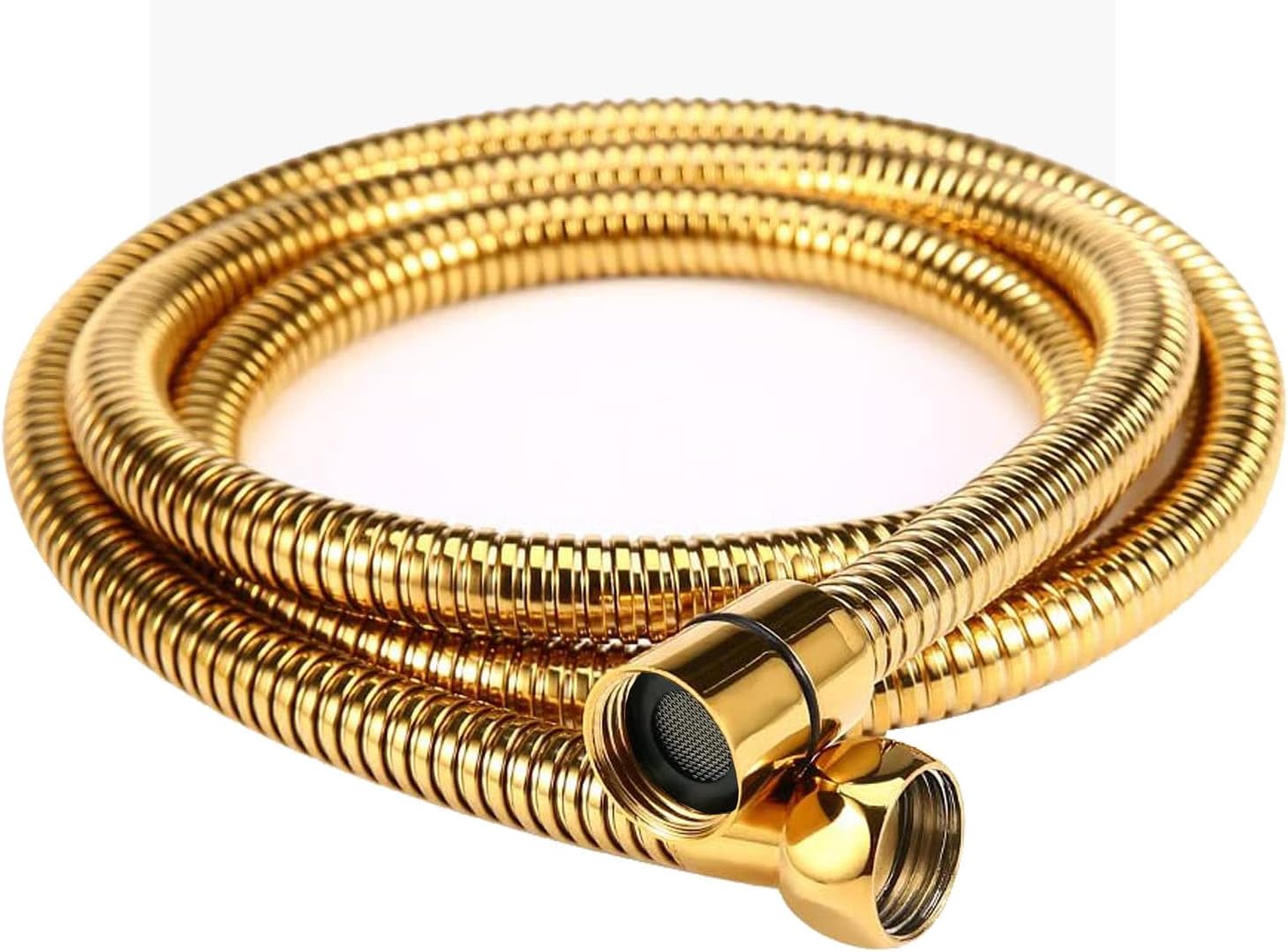 Oupukle Shower Hose Gold 1.5 m Long Stainless Steel Shower Hose