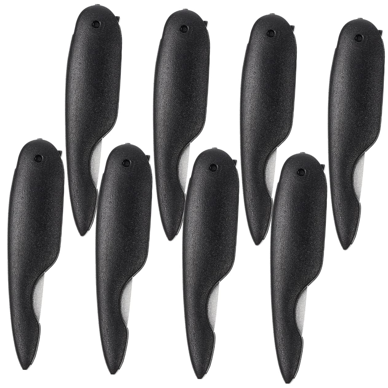 FRCOLOR 40pezzi Unghie Metallo Pieghevoli Bifacciali Per Manicure e Pedicure Strumenti Per Unghie Spesse e Acriliche Design Portatile e Lavabile