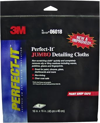 3m Perfect-it Jumbo; 16 x 16 Detailing Cloth [PRICE is per BAG]