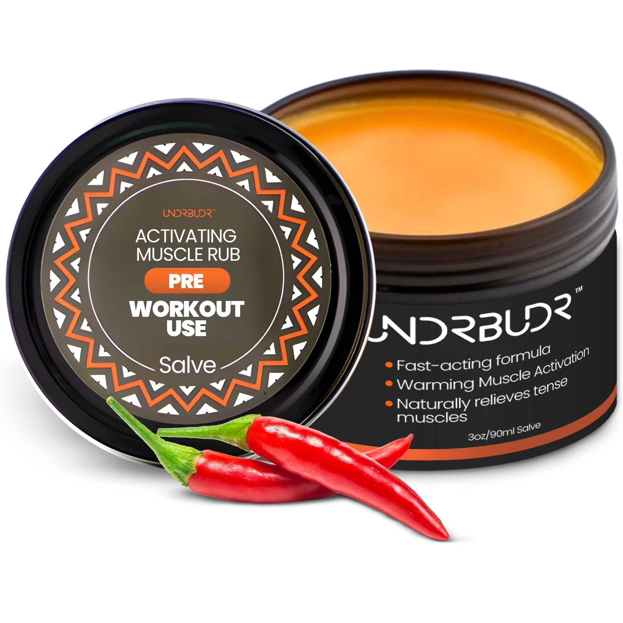 Pre-Activity, Activating Muscle Rub Salve, Boosts Circulation, 3oz