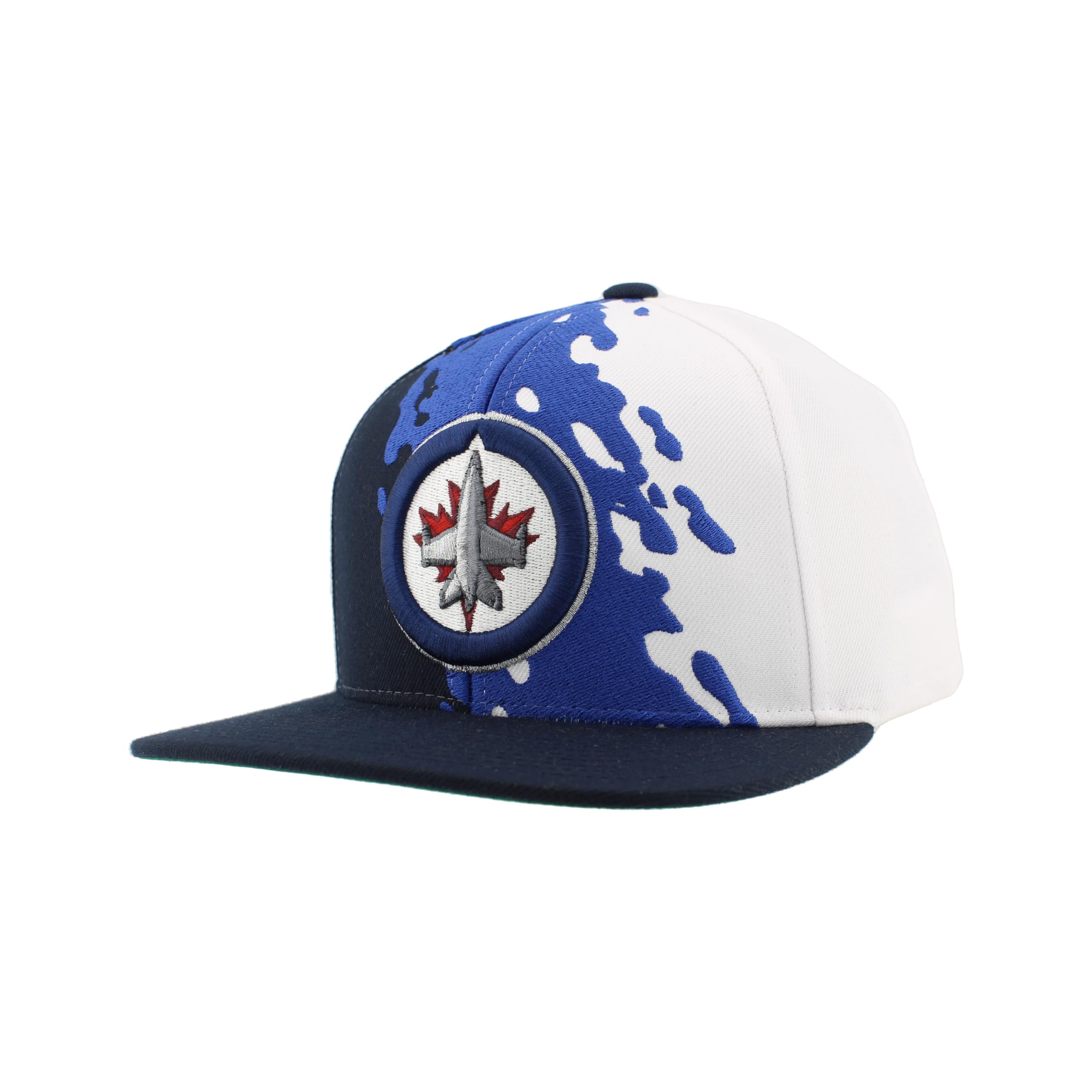 ZHATS NHL Unisex-Adult NHL Officially Licensed Adjustable Snapback Hat Flat Bill Z11 Retro Paintbrush