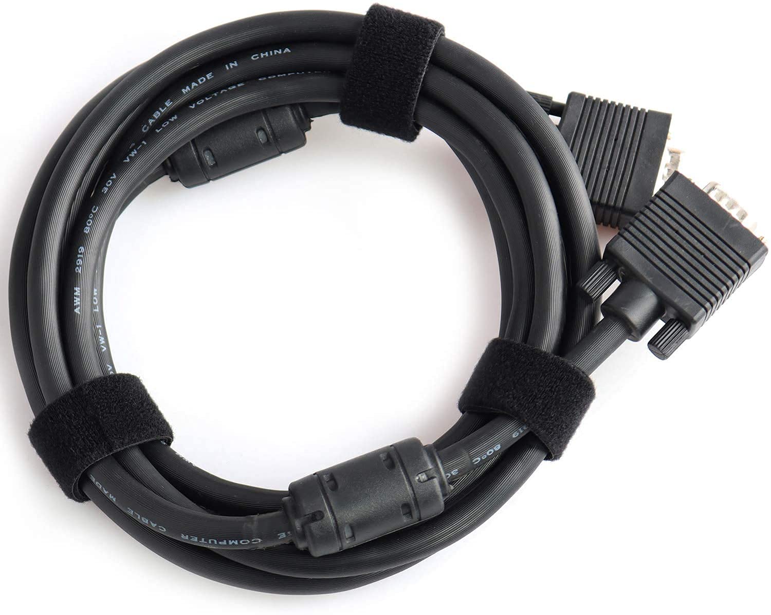 100-Foot Reusable Hook & Loop Cable Tie Roll - Strong Double-Sided Adhesion | Wire Management Solution