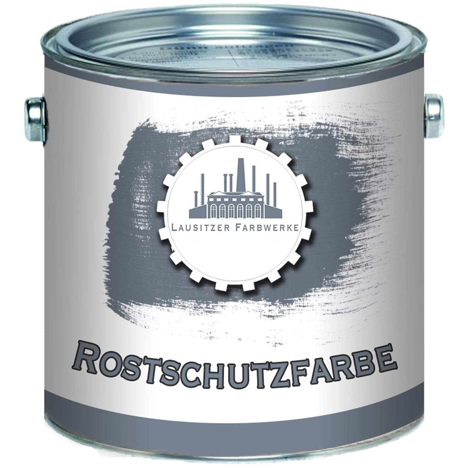 Lausitzer Farbwerke Metall und Holz lack Buntlack SEIDENMATT 2in1 Cremeweiß RAL 9001 Weiß Grundierung+Lack für Innen & Außen Decklack - besonders robust & schnelltrocknend (10 L)