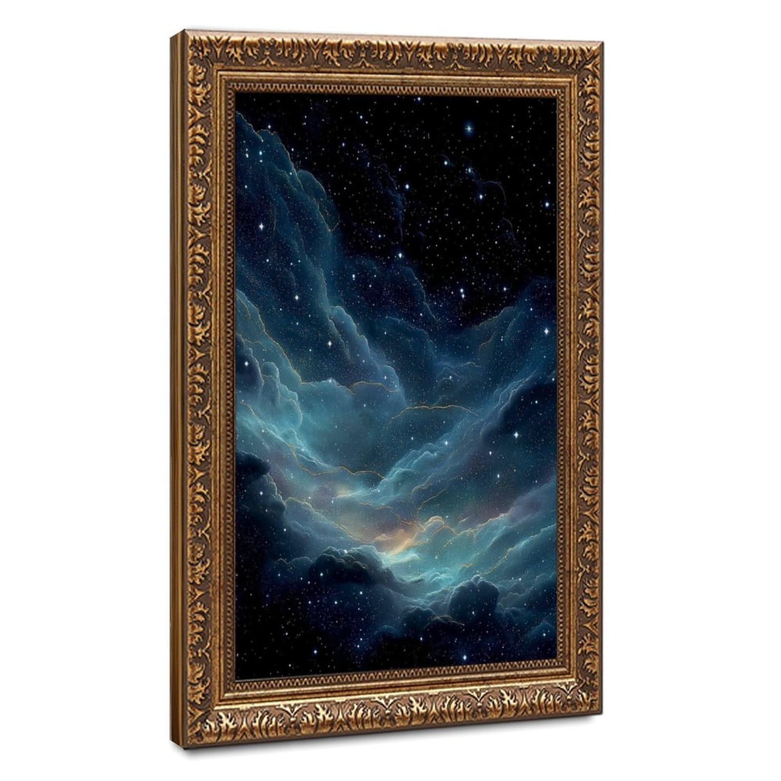 Bareronor Celestial Cloudscape Poster Canvas Poster Bedroom Decor Landscape Office Room Decor Gift 16" L X 24" W