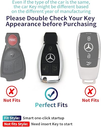 Miniatura 2 de Funda adecuada para llaves, funda avanzada de poliuretano termoplástico suave, compatible con llave remota inteligente (tipo A, funda para llave