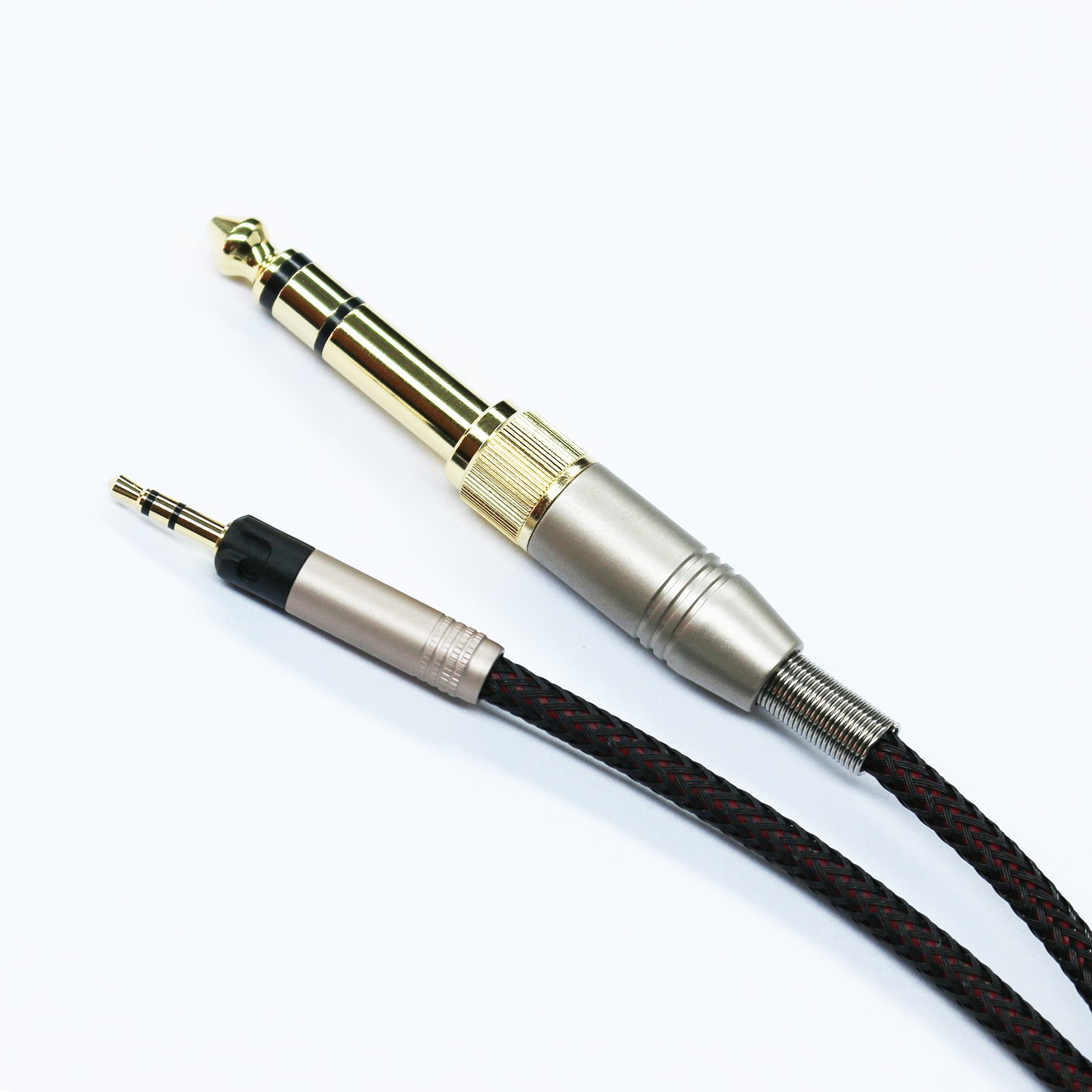 Cavo audio di ricambio compatibile con cuffie DJ Sennheiser HD6 MIX, HD7, HD8, 3 metri