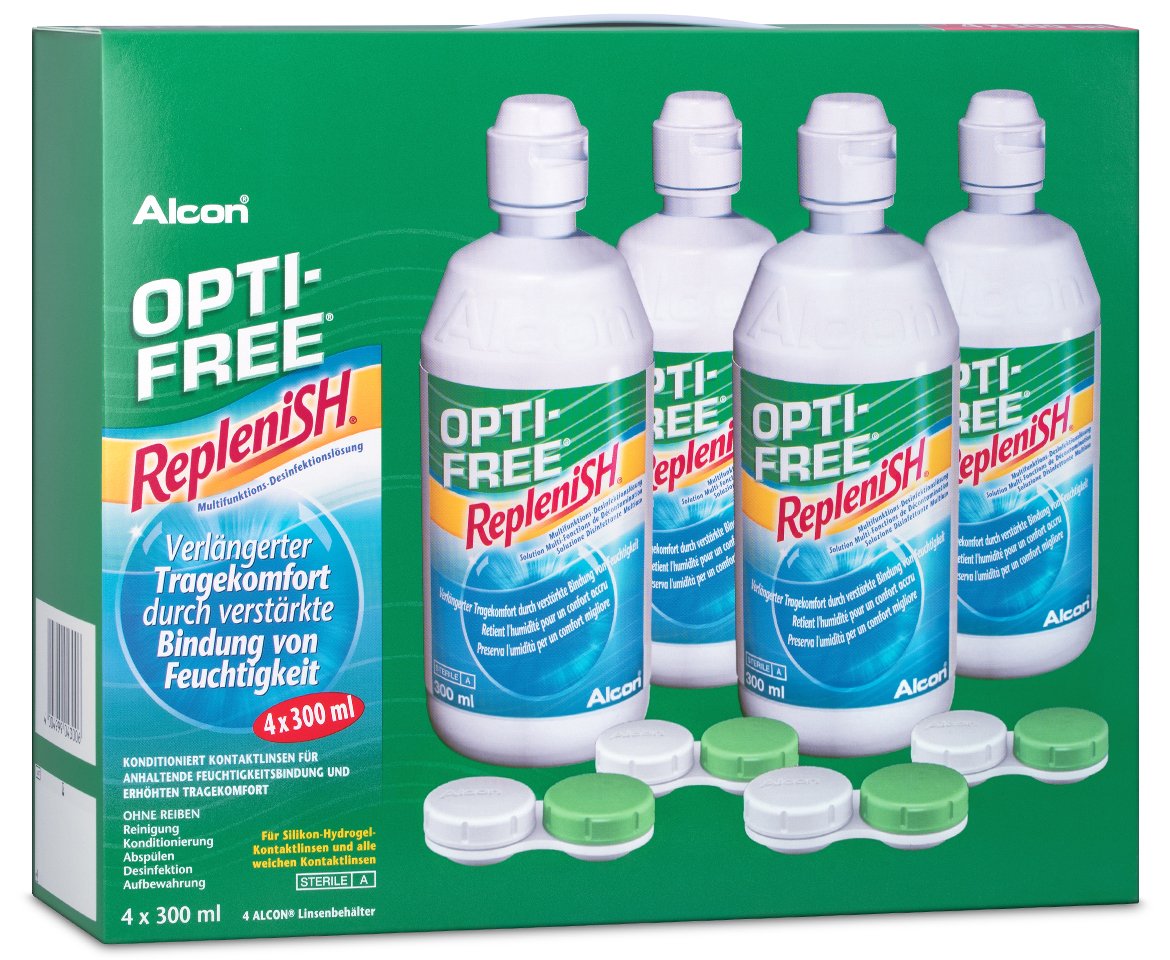 OPTI-Free: Replenish, detergente per lenti a contatto morbide