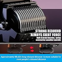 Vista 3 de Uota Rueda Abdominal de Rebote Automático con Soporte para Codo, Rodillo Abdominal para Máquina de Ejercicio Abdominal, Equipo de Entrenamiento