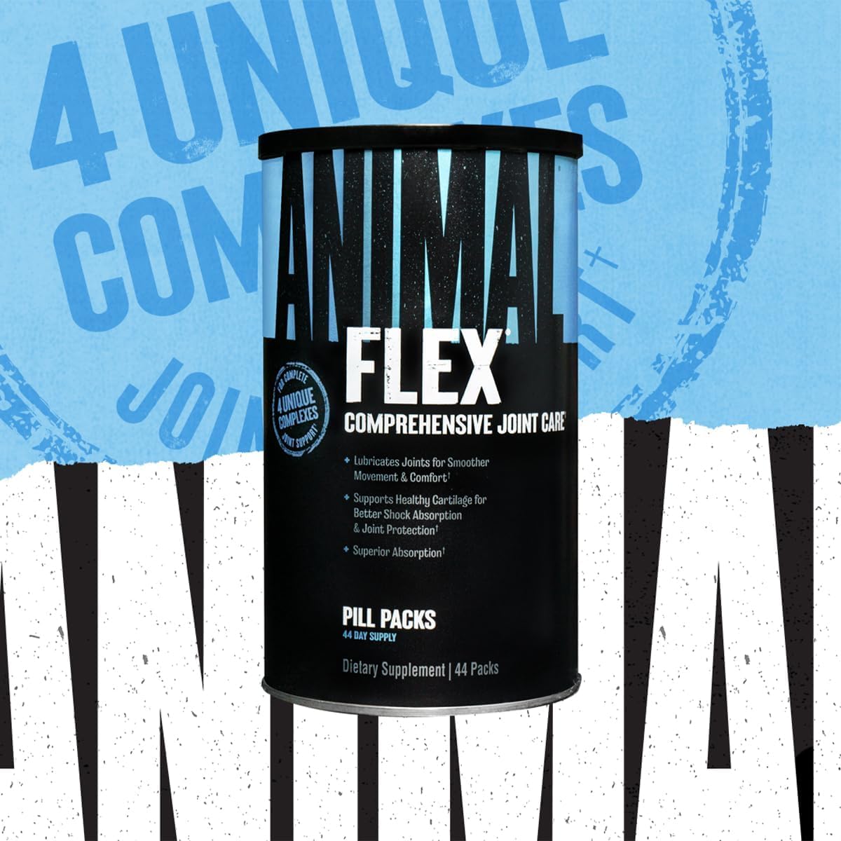 ANIMAL Flex Comprehensive Joint Care - 4 einzigartige Komplexe für Gelenke, Knochen & Knorpel - mit Vitamin A & E, Glucosamin, Leinsamenöl & Hyaluronsäure - 30 Packungen