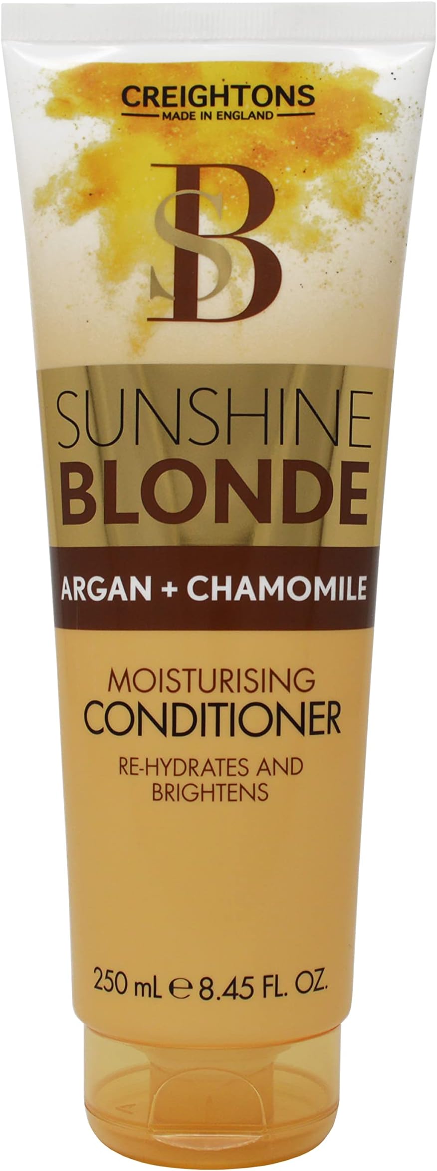 Sunshine Blonde Extra Moisturising Conditioner (250ml) - Made with Argan & Chamomile to Rehydrate, Brighten & Smooth. Enhances Natural & Colour Treated Blondes