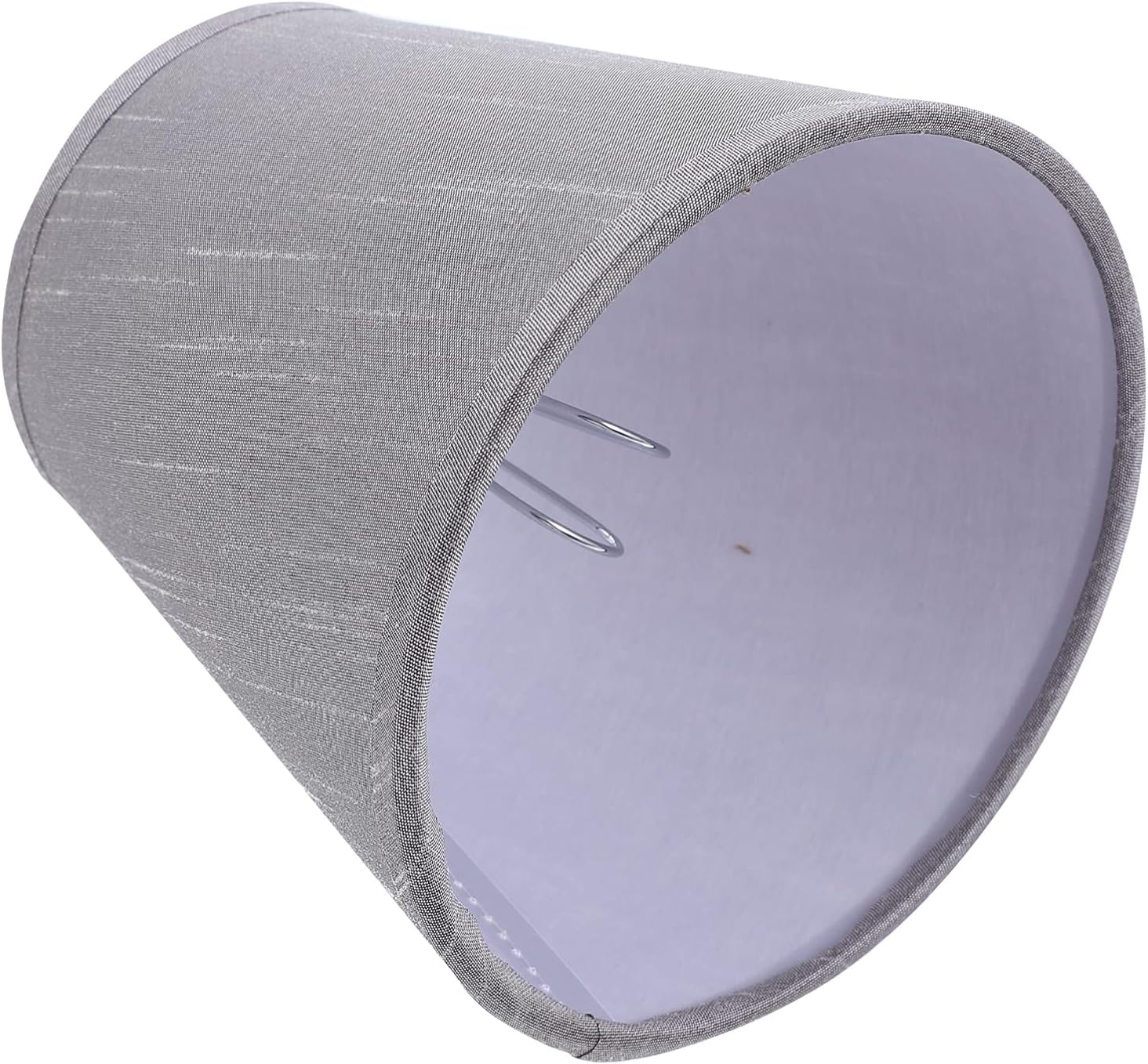 Uonlytech Desktop Accessories Lamp Shade Clip On Bulb Fabric Drum Lamp