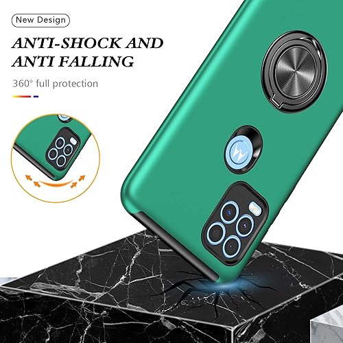 Miniatura 7 de Funda para Moto G Stylus 5G, Motorola G Stylus 5G con película nano a prueba de explosiones 2 unidades, funda invisible doble a prueba de golpes de