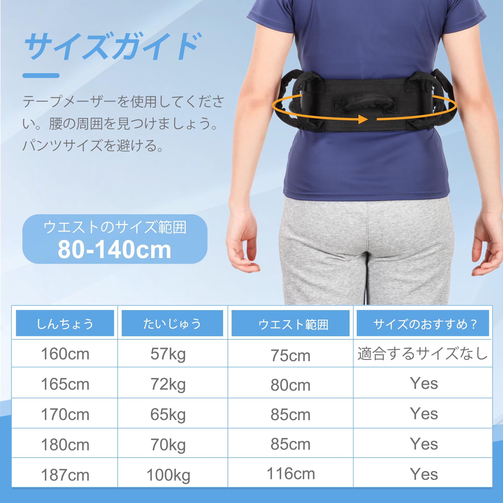 Amazon | NIdreamCE 介護用ベルト 介助ベルト 立ち上がり補助 移乗