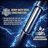 Vista 4 de Cantidad (2) QiMox - Soportes de elevación para capó delantero compatibles con BMW E60 E61 525i 528i 530i 535i M5 5 Series 2004-2010