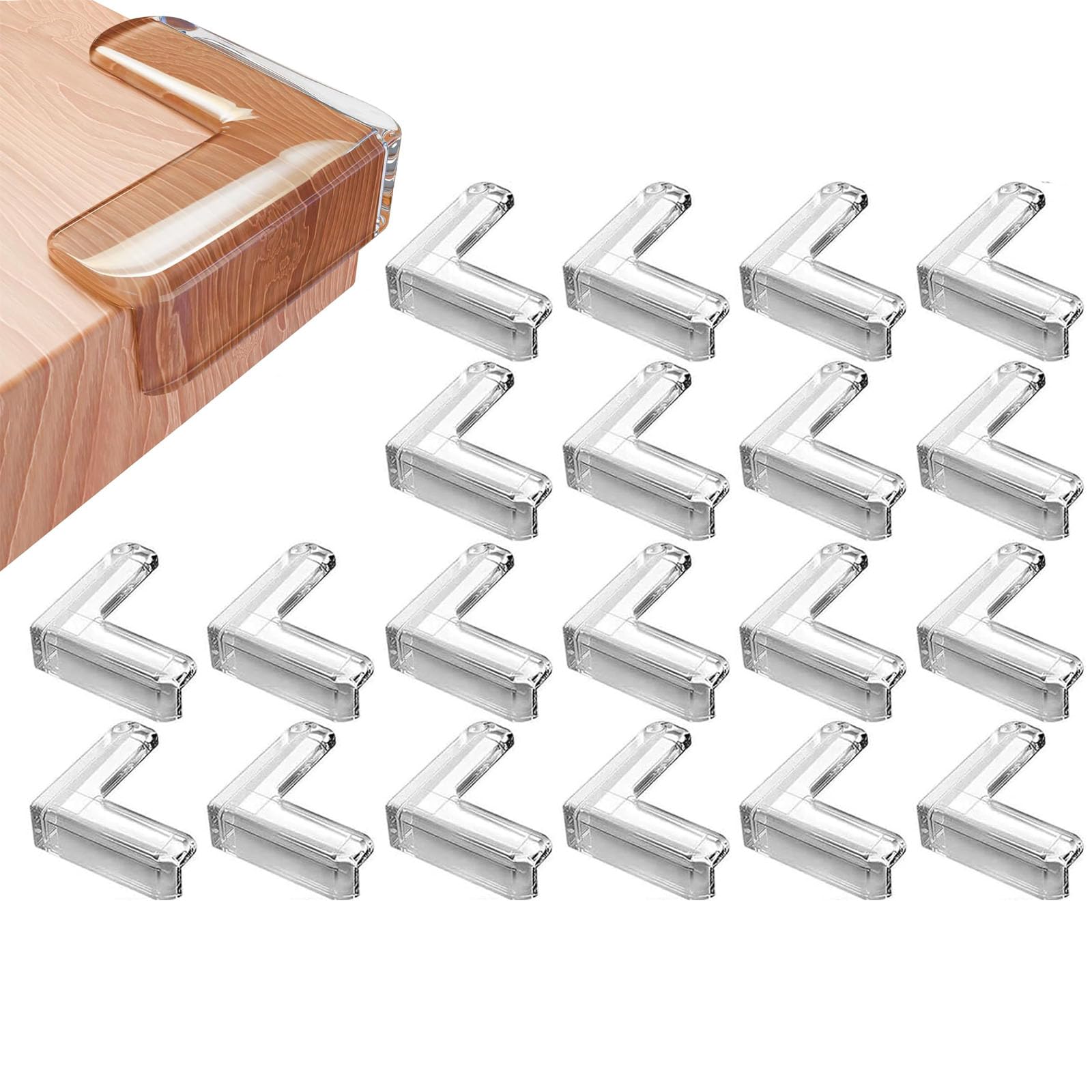 Silicone Corner Protector, 20pcs Baby Proofing Corners Edge Guards