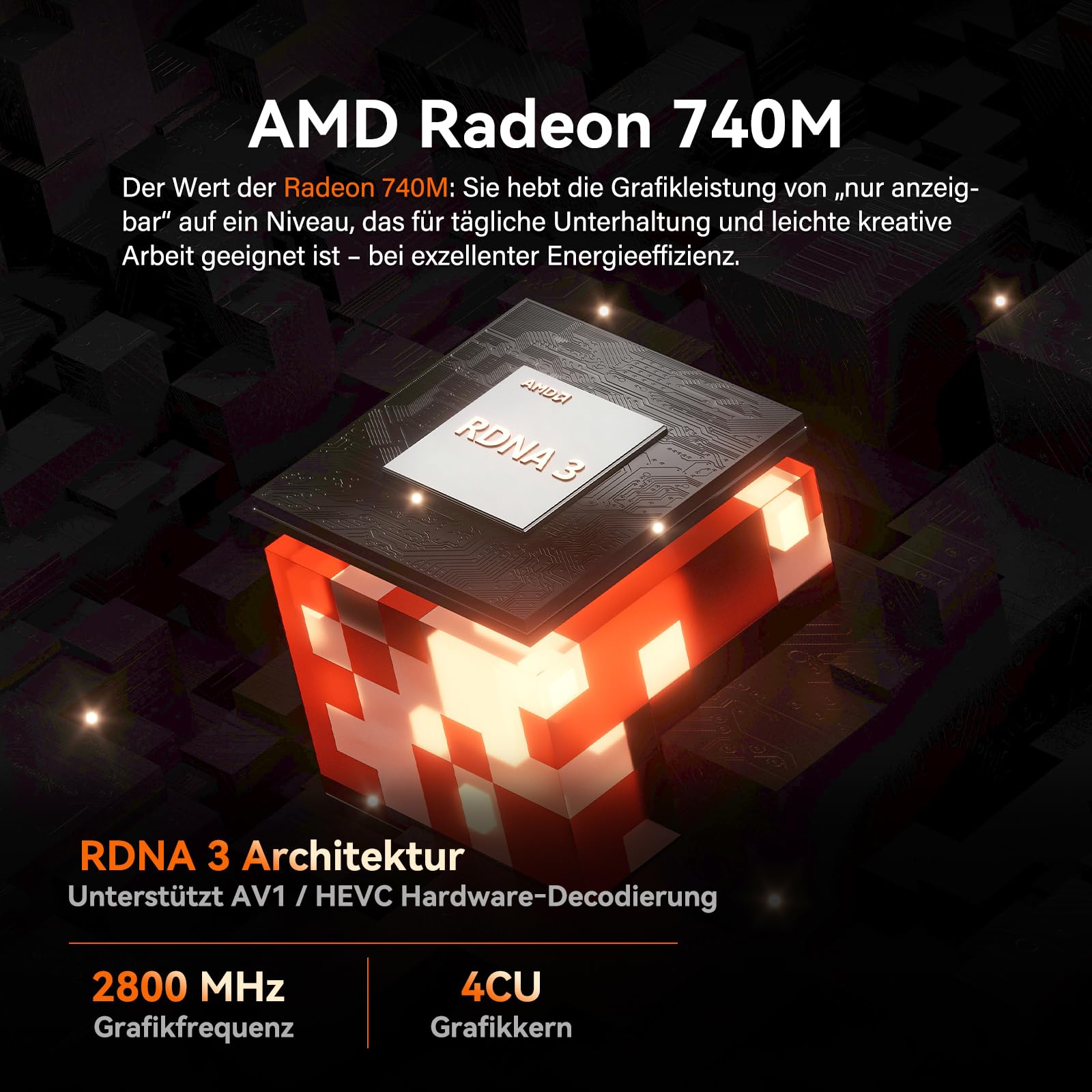 GEEKOM A7 Mini PC mit AMD Ryzen 5 7545U(stärker 7730U/6600U), 16GB DDR5 | 500GB SSD Business Mini Desktop PC, AMD Radeon 740M | 6xUSB | 8K, Ideal für Home Office/Kreatives Design