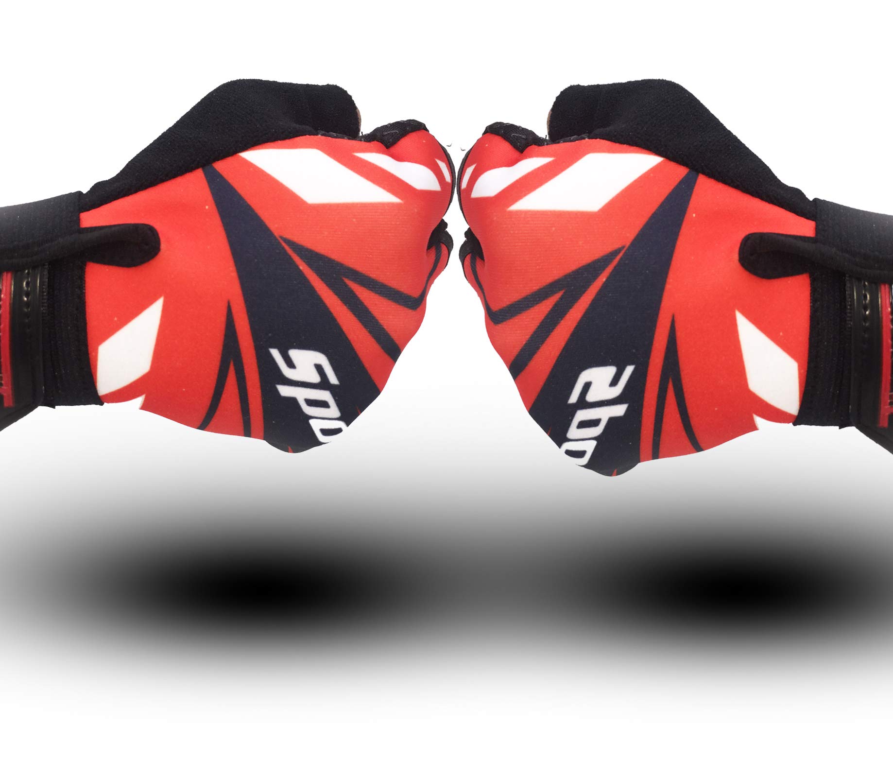 serveuttam Breathable Cycling Gloves for Men and Women - Half Finger Cycling Gloves | Perfect Bike Riding Gloves | Sports Gloves (Red)-image-8