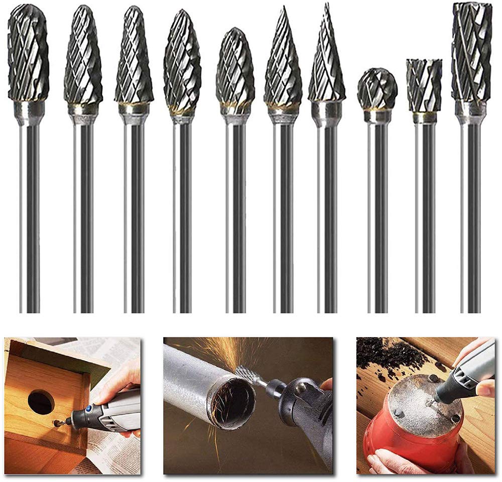 Tungsten Carbide Rotary Burr Set 