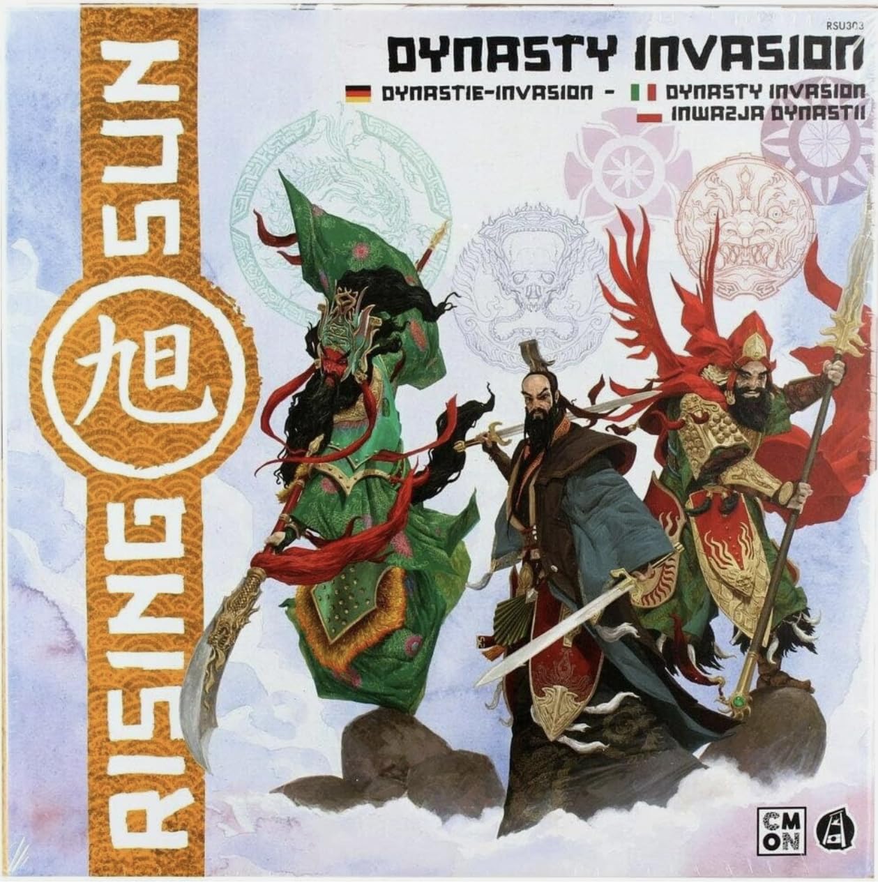 Asmodee Rising Sun - Invasione dinastica, espansione, gioco di strategia, tedesco