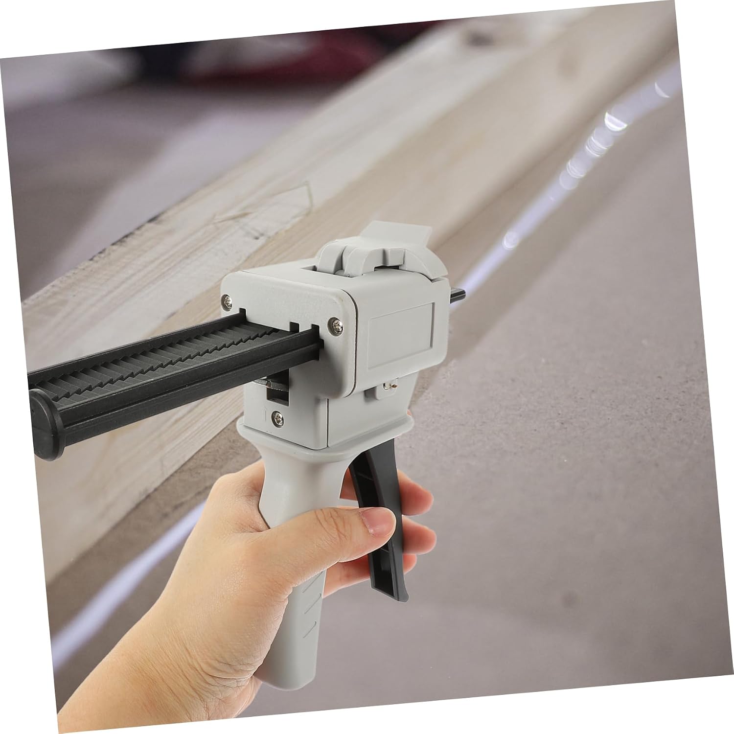 50ml Manual Metal Dispensing Gun for Adhesive and Epoxy Glue Mixing AB Point Dispensing Tool Nozzle for Sealing and Filling Projects