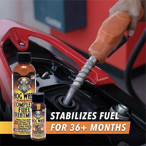 Miniatura 6 de Liquid Performance - Tratamiento completo de combustible Hog Wash - 1 onza - Limpiador de motor para motores V-Twin - Limpia y lubrica el sistema de