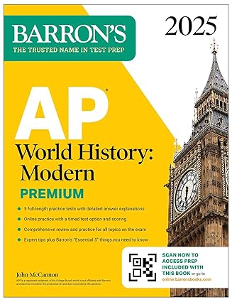 AP World History: Mode Premium, 2025: Prep Book with 5 Practice Tests + Comprehensive Review + Online Practice (Barron's AP Prep)-Wow! eBook