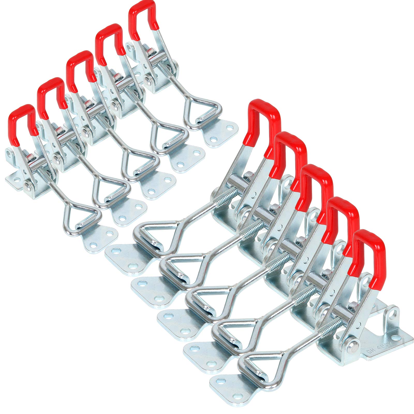 Buy 10PCS of Adjustable Toggle Clamp with Lock Hole, Abuff 250kg 550lbs