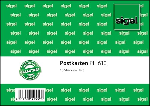 SIGEL PH610/25 Postkarten blanko weiß, A6, 250 Stück