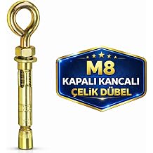 Kancal   elik D bel M8 Kapal  A z   Sal ncak, Boks Torbas , Avize ve Tavan Asma  in G l  Montaj Aparat