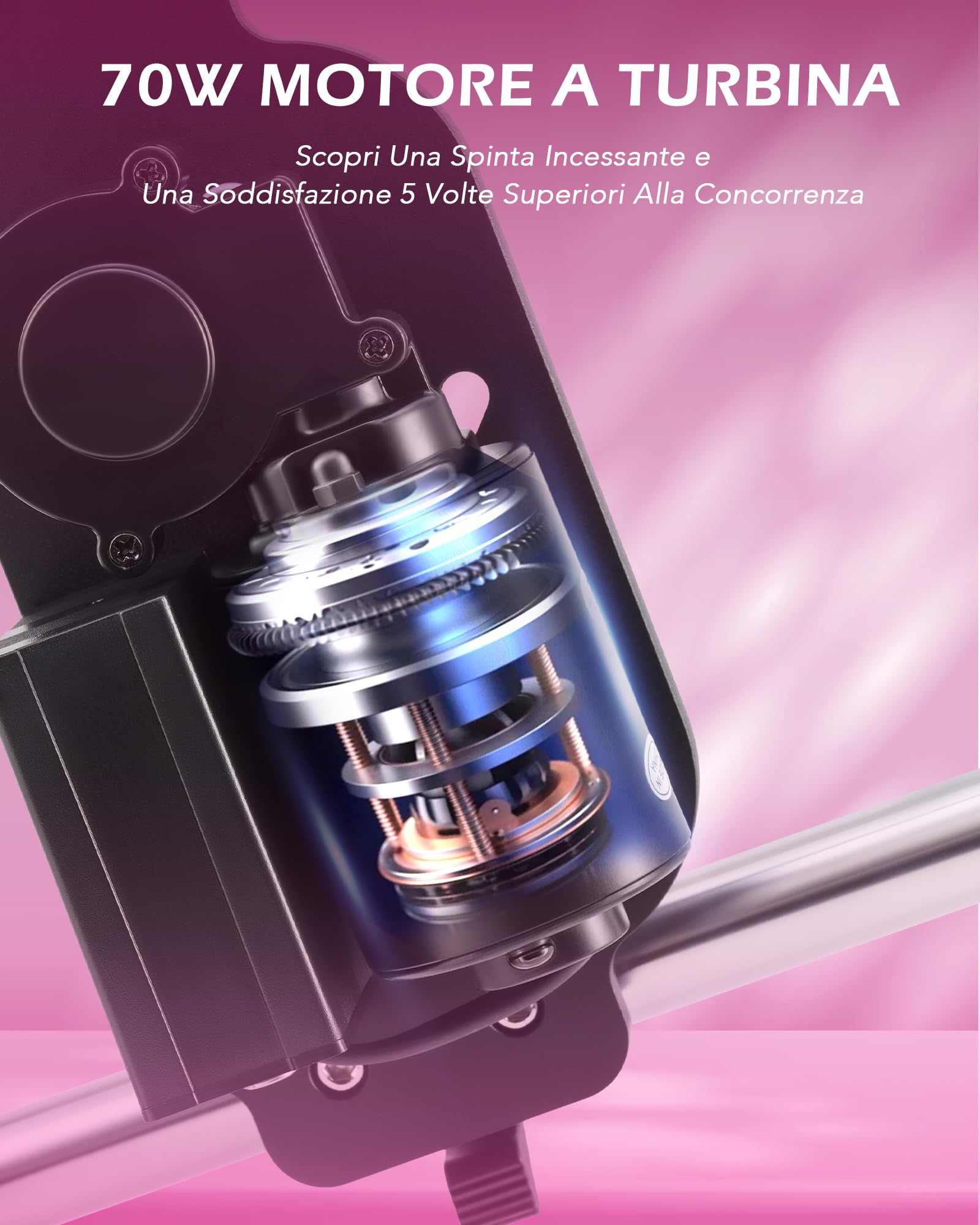 SENSUA 70W Macchina Automatica per Sesso con 18 Modalità Attacco da 21 cm Dildo e Telecomando di 15 m Gamma per Coppie di Uomini e Donne, 280 Colpi/min Macchina Elettrica per Sesso Anale Vaginale