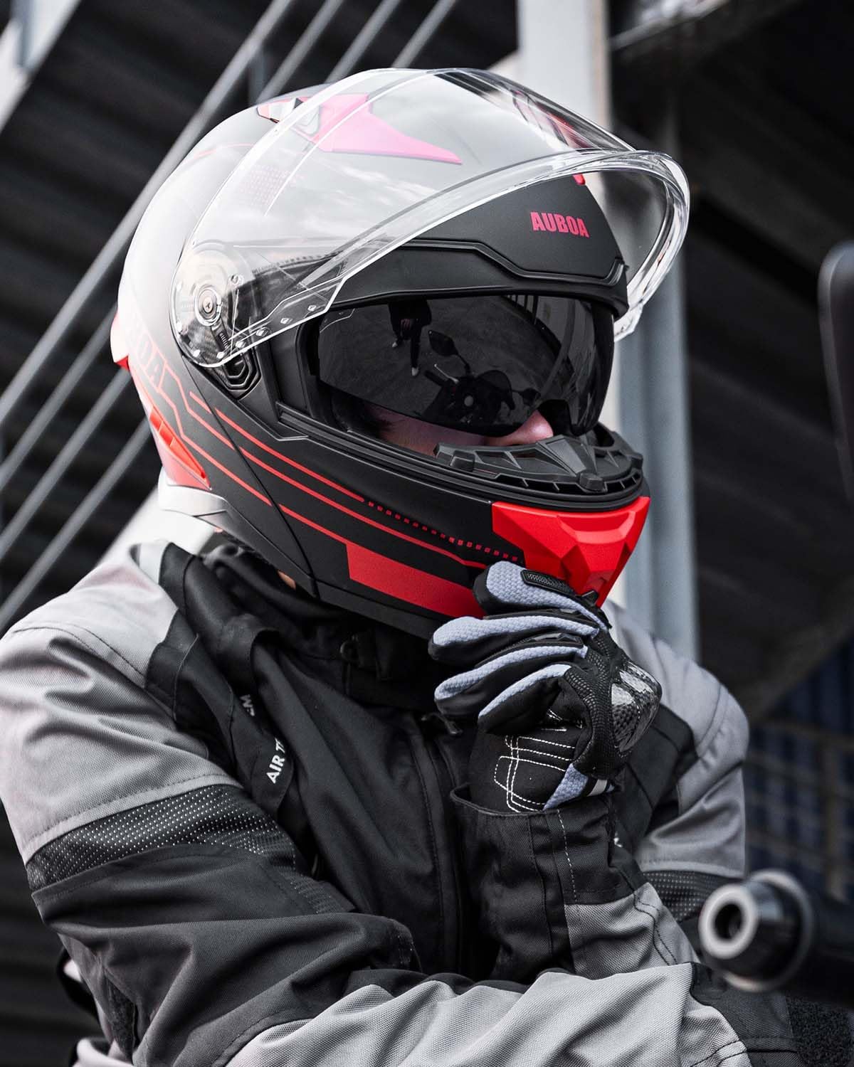 Modular Motorcycle Helmets for Adults Men Women Dual Visor Flip up Full Face Dot Helmet Casco Moto Model 928