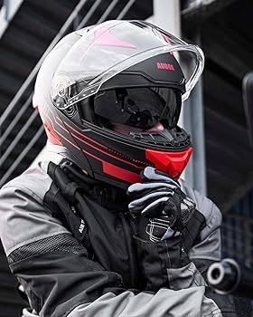 AUBOA Modular Motorcycle Helmets for Adults Men Women Dual