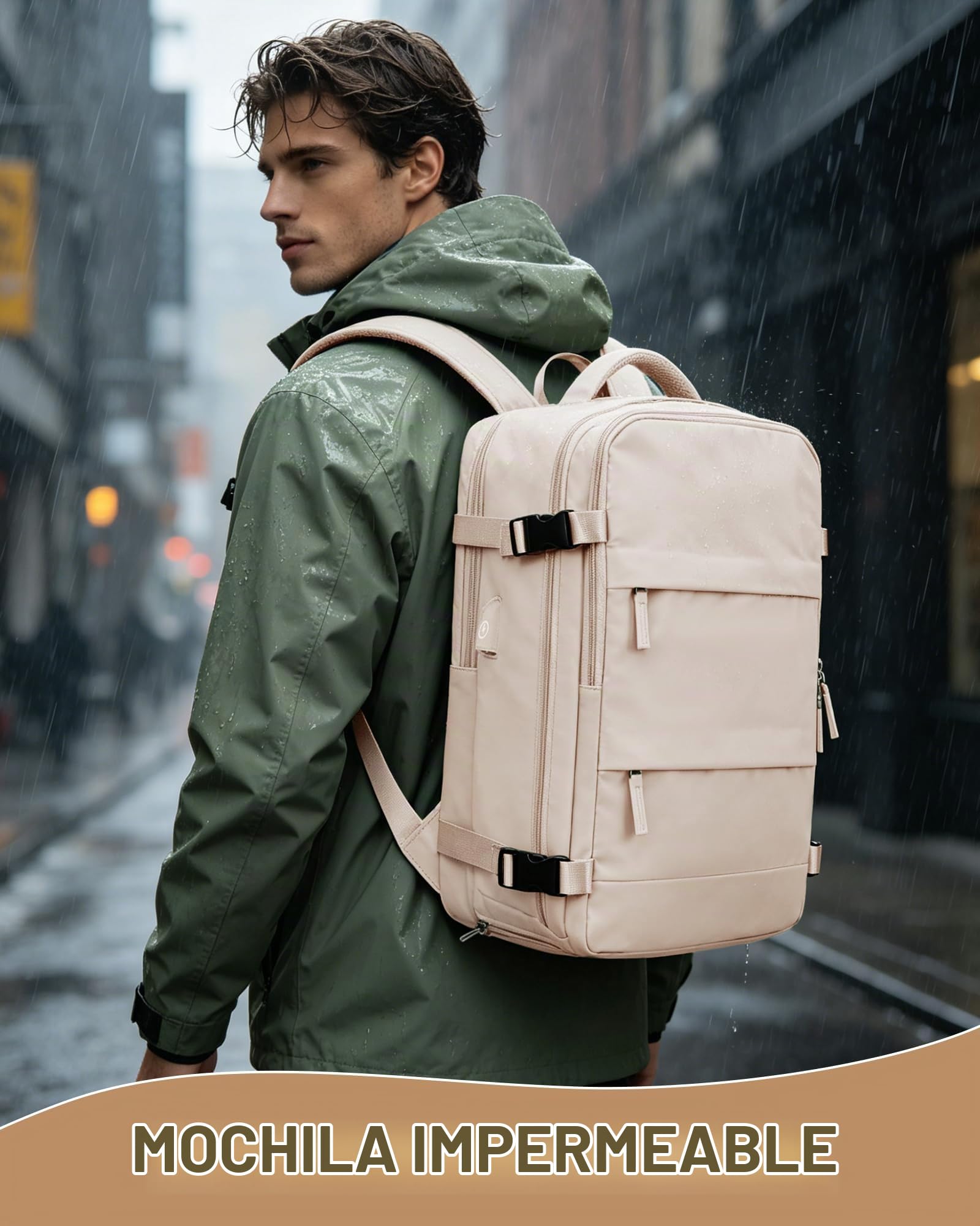 SZLX Mochila al Vacio con Bomba Equipaje de Mano 40x30x20 Ryanair Vueling Wizzair Mochila Viaje Cabina Avion 40x20x25 Mujer Bolsas de Viaje Hombre Maletas de Viaje con Compartimento para zapatos