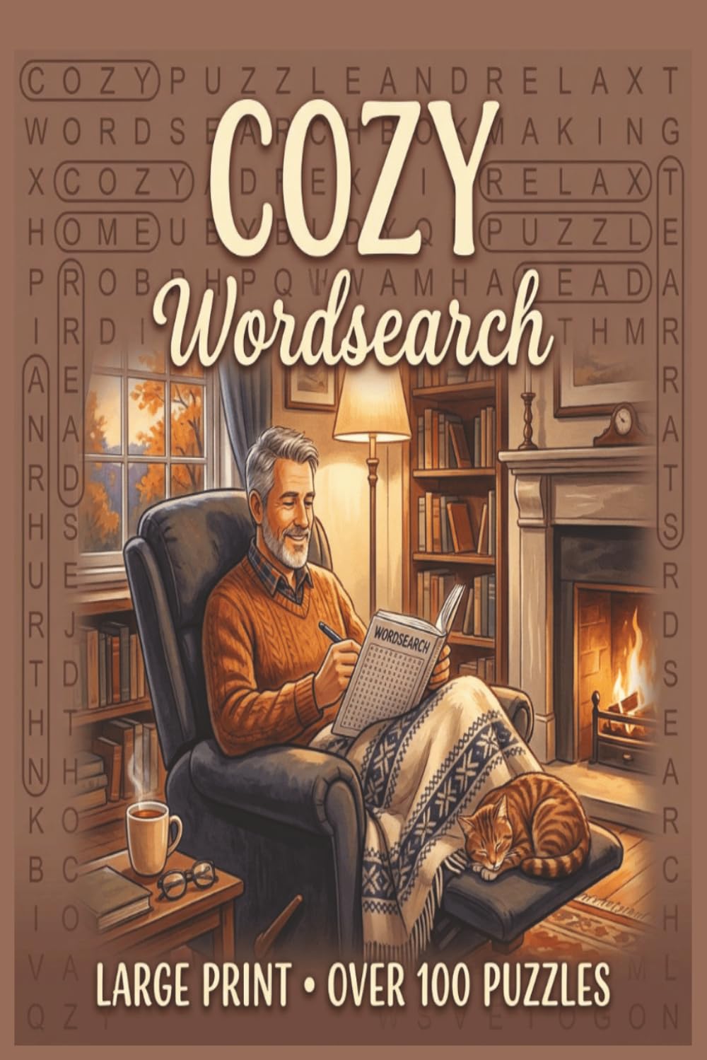 Cozy Wordsearch Puzzle Book: Word Searches with Easy to Read Print for a Cozy Time | 6x9 inches, 202 pages | 100+ Puzzles for Vacations, Family Trips, and Just for Fun!