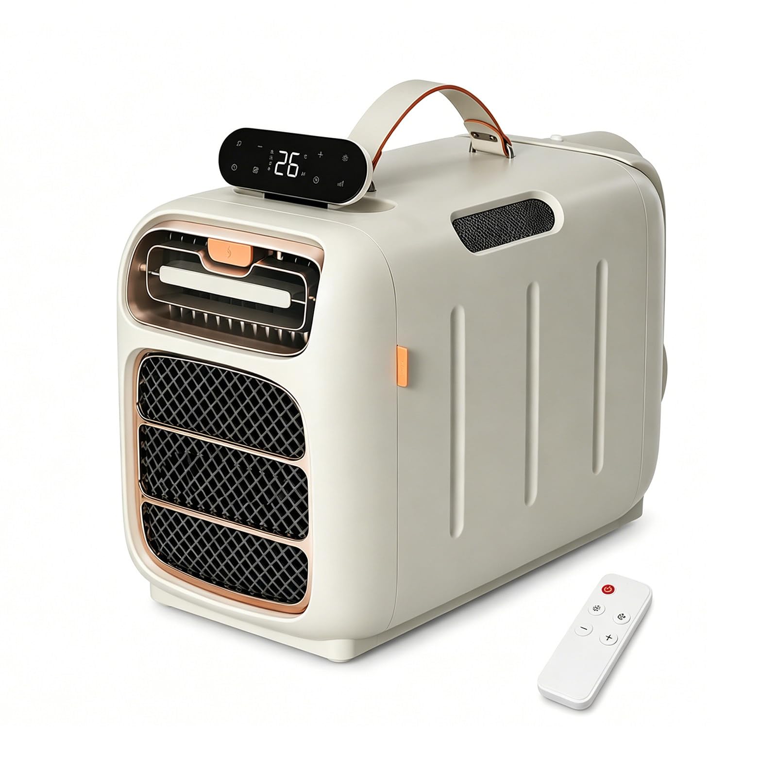 richigblosmum RV Portable Air Conditioner, 5000 BTU Compact AC Unit for Camper Vans, Tents & Small Rooms, Quiet 45 dB Cooling, Energy-Saving 420W, Touch & Remote Control AC