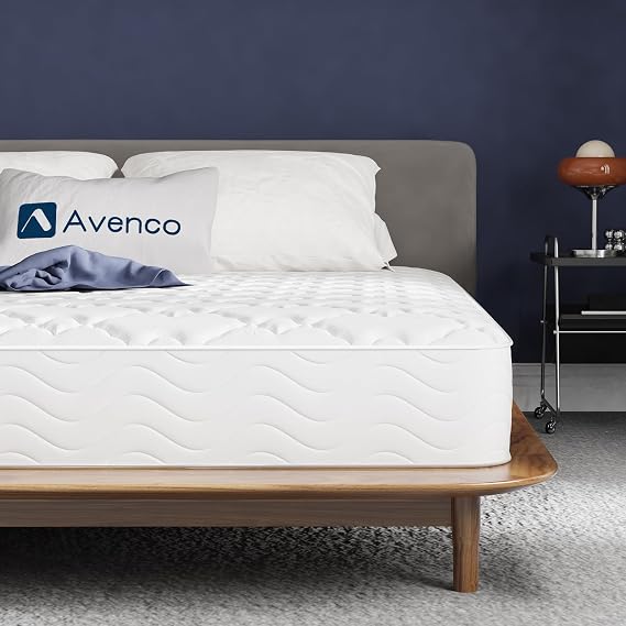 Avenco Matelas Hybride Enfant & Junior 90 x 190 cm Ressorts Ensachés & Mousse Confort (Épaisseur 20 cm)