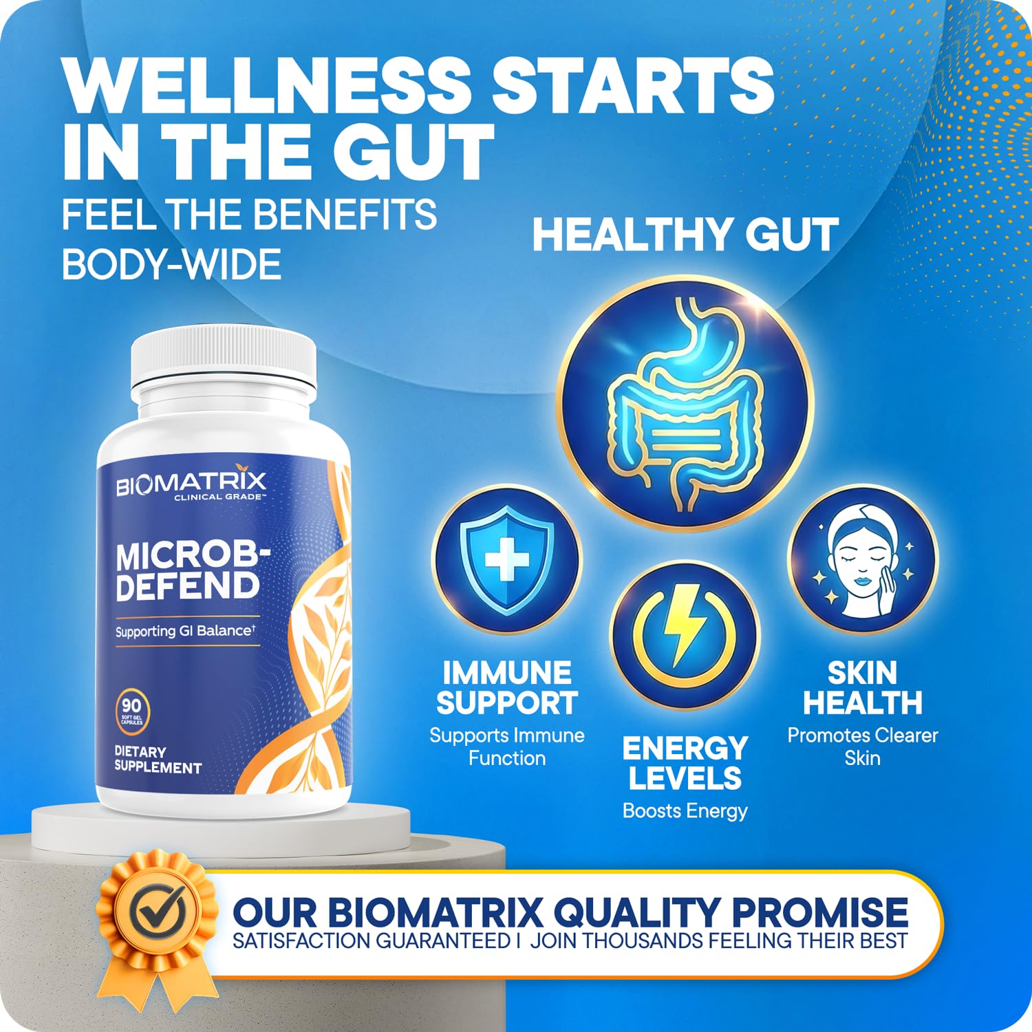 BioMatrix Biofilm Disruptor, Oregano Thyme & Clove Oil Digestive Supplement — Amazon image 3