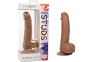 CalExotics Silicone Studs™ 6 Inch – Realistic Dildo with Suction Cup Base...