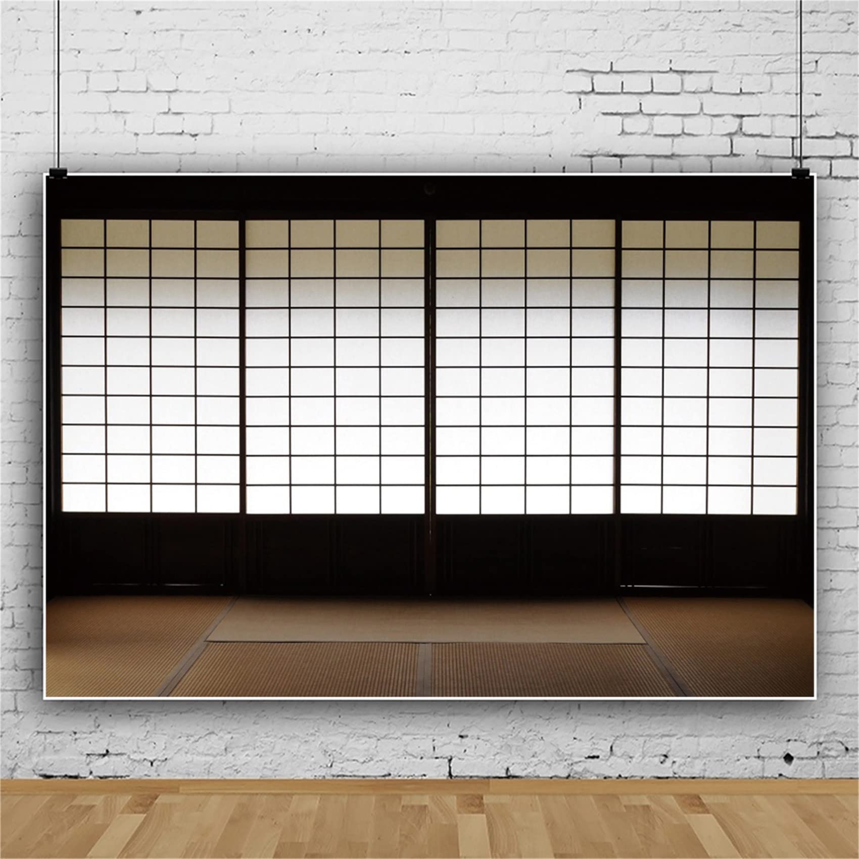 Amazon.co.jp: Qinunipoto 背景布 和風 和室 扉 写真 写真の背景