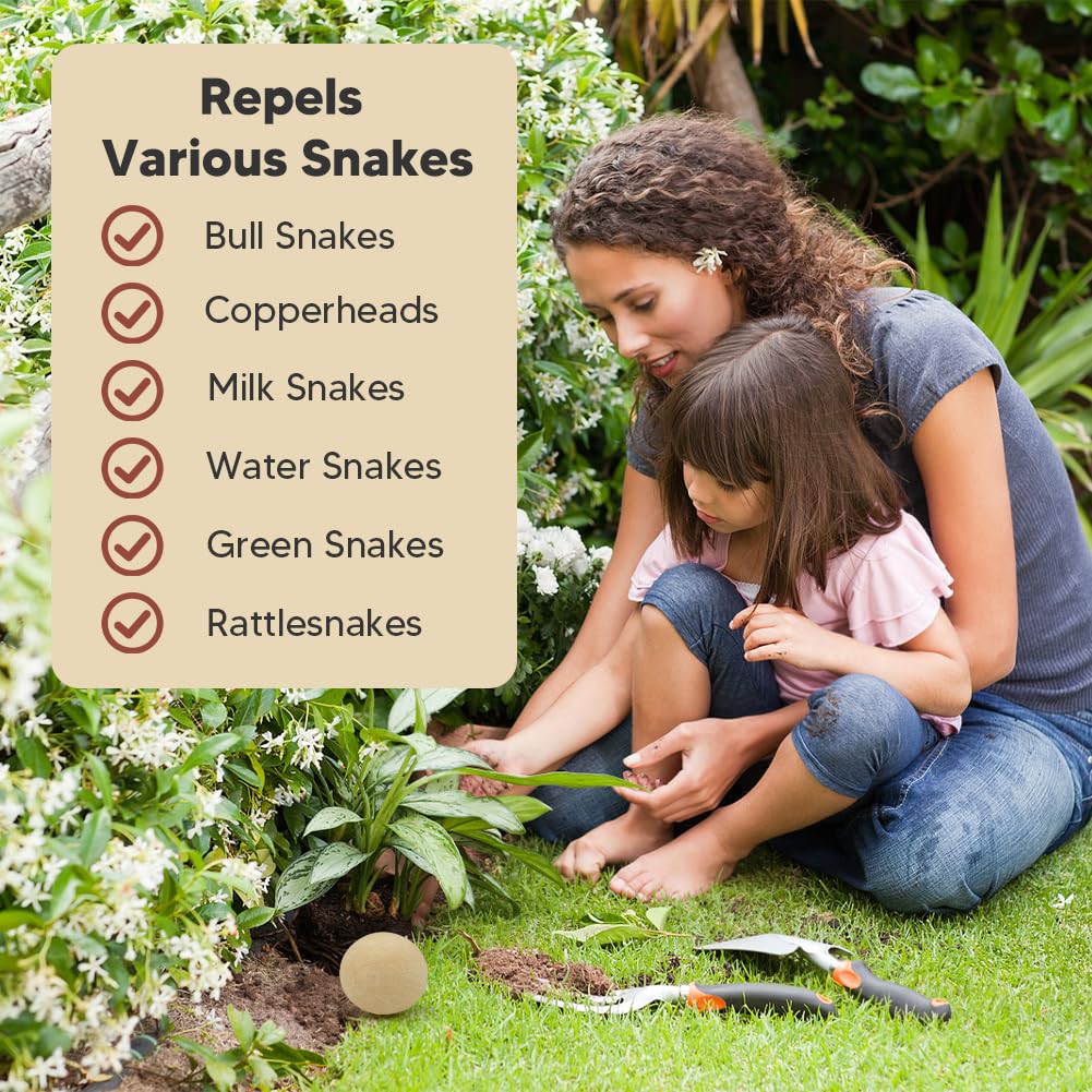 Snake Repellent Outdoor Natural Snake Repellent for Yard Powerful Pet Safe Keep Snakes Out of Your Yard Backyard Snake Deterrent Snakes Away Repellant- 8P product thumbnail 6