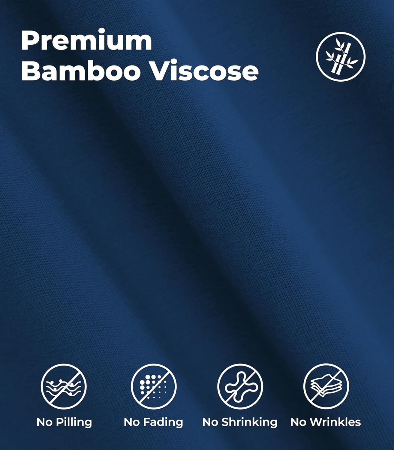 NACHILA Pajamas for Men-Viscose Made from Bamboo, Soft Sleepwear Long Sleeve Pajama Sets with Sleep Pants - Image 5