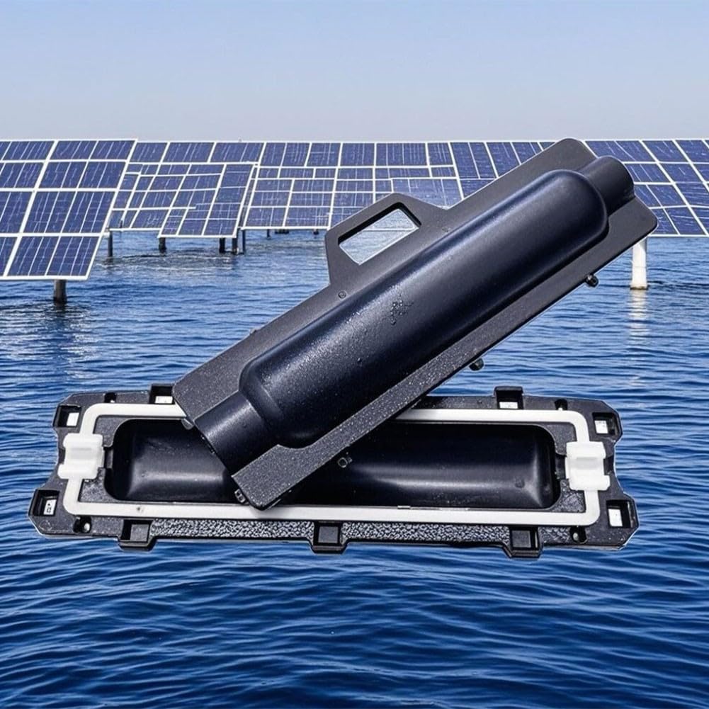Photovoltaik-Steckverbinder-Schutzbox für Marine- und Outdoor-PV-Anlagen – PPO-Gehäuse, IP67-bewertet, 100 °C Temperaturbeständigkeit, Schwarz (5er-Pack) (10 Stück)