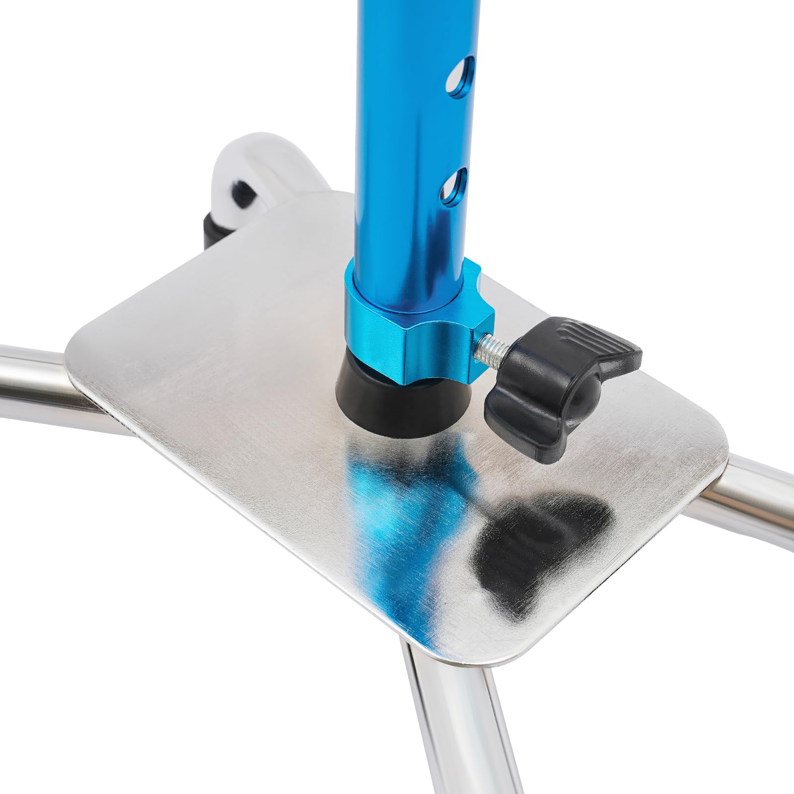 Bastón de cuatro patas con mango ergonómico, bastón ajustable, altura aplicable 1,5-1,85 m