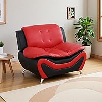 Vista 31 de Sofás de cuero para sala de estar, juego de sofá seccional, juego de 2 piezas de muebles para sala de estar, juego de sofá y sofá biplaza