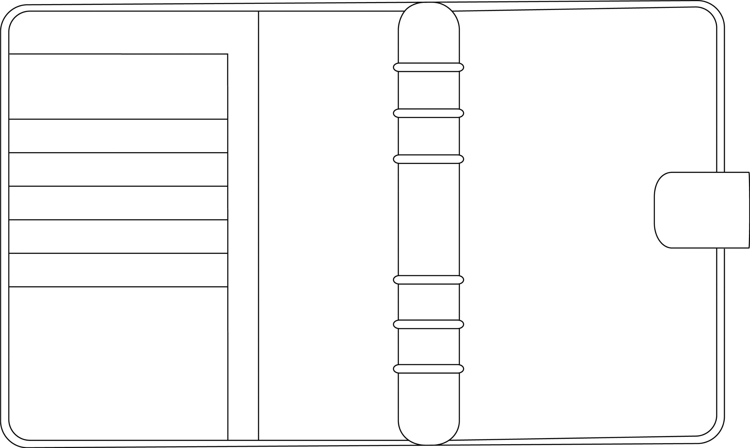 Avery Zweckform 50108 - Porta agenda con raccoglitore ad anelli, 150 x 190 mm, formato standard Midi, chiusura con linguetta
