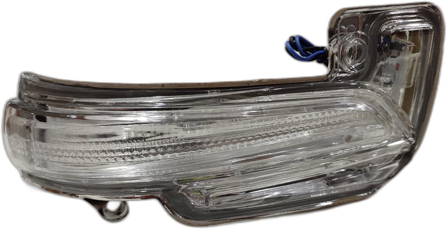 PALAUTOLIGHTS Side Mirror LED Turn Signal Indicator Light compatible with Toyota Innova Crysta Right Side, Transparent