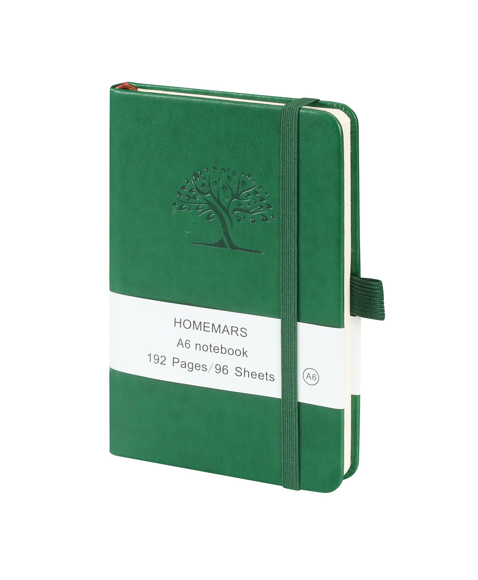 HOMEMARS Pocket Notebook, Small Notebook, 3 Pack, Pocket Notepad,14.4 cm x 9.6cm, A6 Notebook, Small Notepad, Brown, Green - Image 4