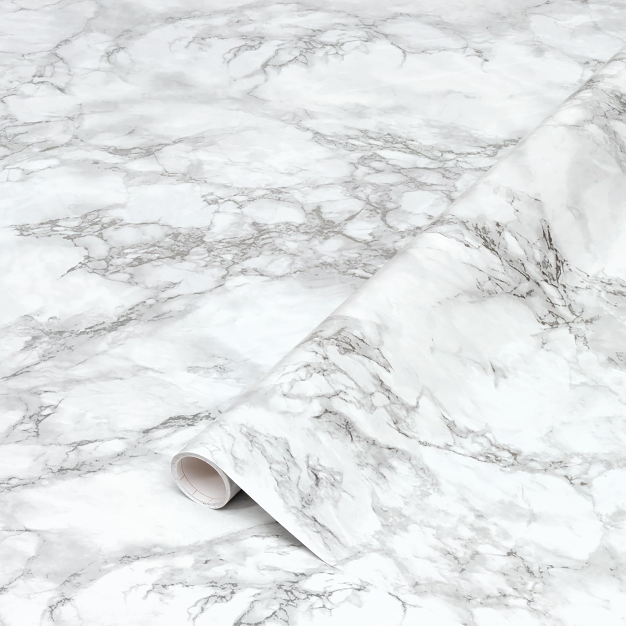 Vinyl Warehouse.co.uk Silver Vinyl Warehouse 15M X 67Cm D-C-Fix Cortes Marble Sticky Back Vinyl Furniture & Kitchen Wrap (200-8356)